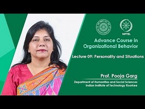 Lecture 09: Personality and Situations