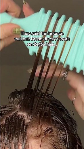 Does a bounce curl brush work on loose curls ??? 🛁