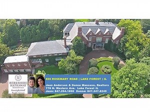 855 Rosemary Road, Lake Forest, IL -- House for Sale