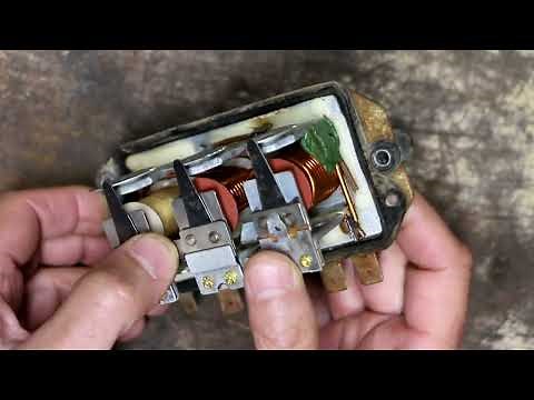 Lucas 12 volt regulator testing, repair and theory of operation