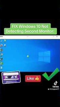How to FIX Windows 10 Not Detecting Second Monitor in 60 seconds