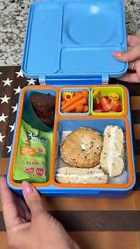 If I ever go to space, I’m bringing bagels! 🥯 Let’s pack lunch! #schoollunch #lunchideas #lunchbox