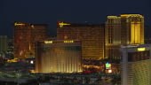 Las Vegas, Nevada circa-2017, Aerial view of Casinos on the Las Vegas...