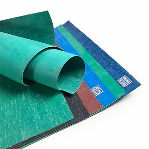 [Hot Item] Oil Resistant Non Asbestos Fiber Gasket Sheet Green Asbestos Rubber Board High Temperature High Pressure Resistance