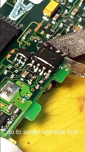 remove smd ic 8 pins by mica insulator