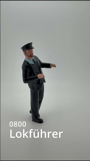 Lokführer DR/HSB, Dampfok rechts lehnend, "Tobias" #modellbahn #lgb #märklin #modelleisenbahn #spurg
