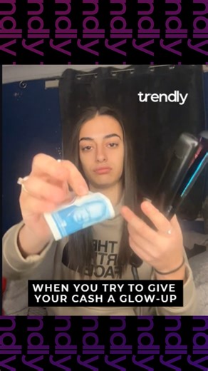 Girl attempts to flatten a £5 note but it catches fire and rips apart