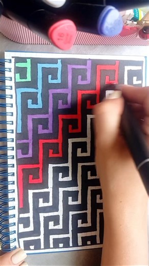 Grid Drawing Magic 🟦 Satisfying Step-by-Step Art