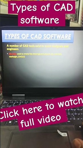 "CAD Explained: Types of CAD software #cad #cadforbeginners