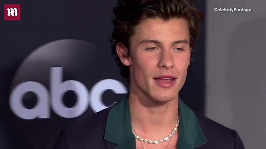 Shawn Mendes teases his chest hair in open blazer at 2019 AMAs