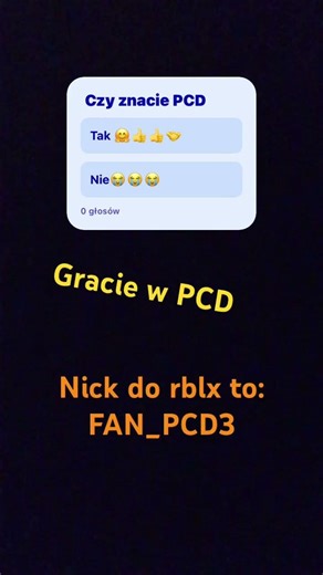 Czy gracie w PCD