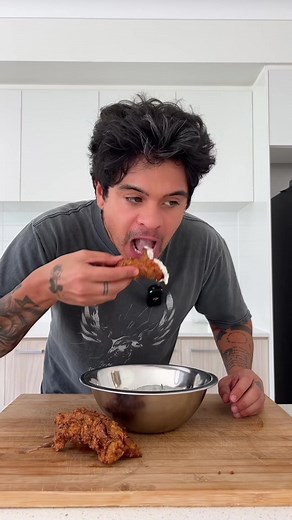 Homemade Fried Chicken Tenders with Ranch Dressing Recipe