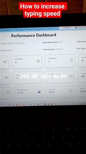 UP POLICE COMPUTER OPERATOR/ UP POLICE ASI || hindi typing speed kaise badhaye | Typing exam 2026
