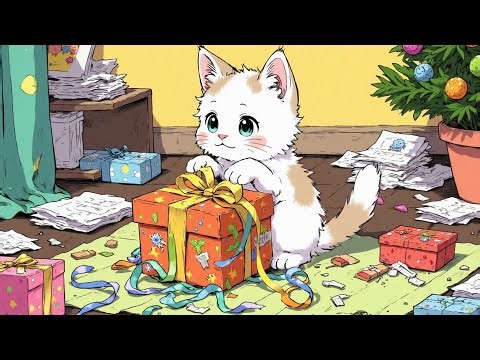 Cute Cat Lofi Vibes 🎁 Chill Beats for Relaxing, Studying & Stress Relief