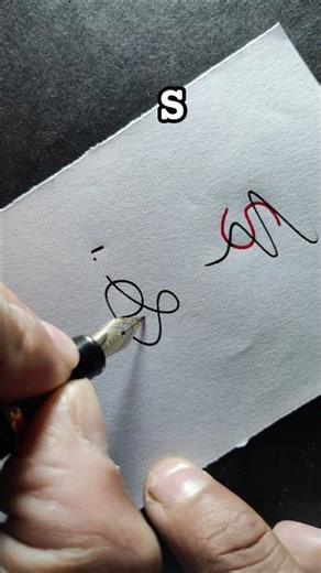 How to sign letter S?❤️ #alphabet