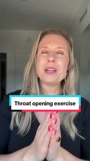 This is a great throat opening exercise... 💙 ...and also a great voice warmup! 🔥 FAVE 💾 this video for whenever you need to use your voice. #voicecoach #speakingcoach #voicewarmup #holisticvoicecoach #publicspeaking