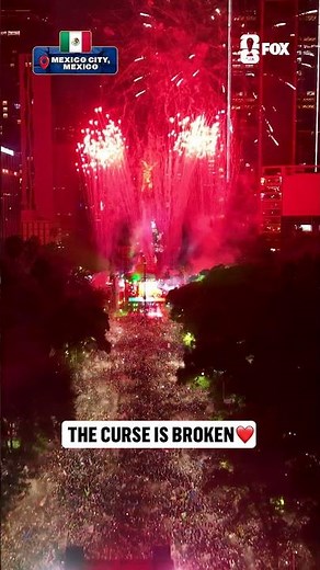 The breathtaking celebrations are on in Mexico City after El Tri's historic win