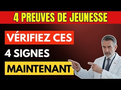 4 SIGNES QUE VOTRE CORPS EST PLUS JEUNE QUE VOTRE: LES SECRETS DE LONGÉVITÉ RÉVÉLÉS PAR LE MÉDECIN
