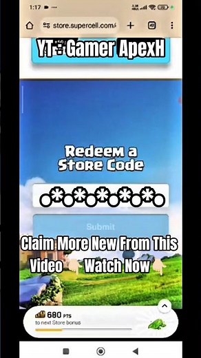 Clash Of Clans Supercell Store New Free Gems Redeem Codes 🥶🥳||#shorts#coc#clashofclans
