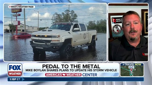 Mike Boylan from Mike’s Weather Page joins FOX Weather to share what it takes to make a storm-chasing vehicle | Latest Weather Clips | FOX Weather