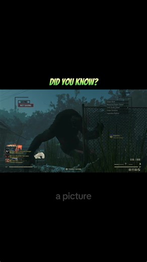 Did you know this Easter egg when taking pictures of Bigfoot with your Camera in Fallout 76? #fallout #fo76 #bigfoot #easteregg #secret