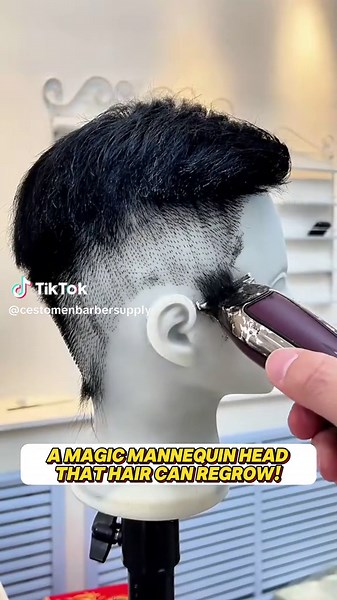 Magic Mannequin Head for Hair Regrowth - Practice Cutting Made Easy