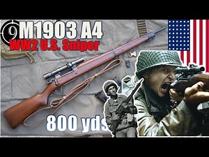 M1903a4 U.S. WW2 Sniper to 800yds: Practical Accuracy