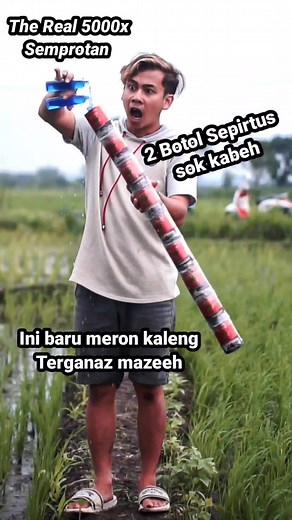 Bermain Mercon Spiritus: 5000 Kali Semprotan