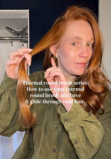 How to Use Your Thermal Round Brush for Smooth Hair