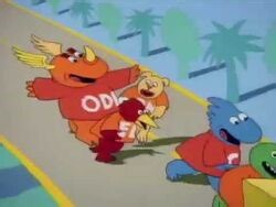 Nickelodeon Ident - Flying Logos - Paint Drops (1985)