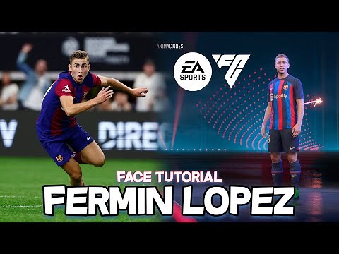 COMO CREAR A FERMIN LOPEZ el canterano DEL FC BARCELONA | FIFA 23 TUTORIAL
