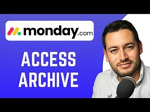 How To Access Archive in Monday com | Find Archived Items | Monday com Tutorial