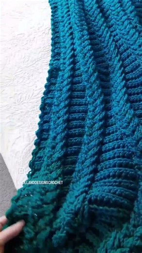 Finished edging my Diamond Dutch Braid Afghan #crochet