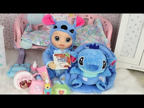 BABY ALIVE BEBÊ LAURINHA Arrumando a mochila para o Passeio!