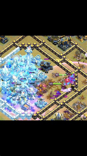 SupeR BarbariaN + Battle BIiMp 😱🔥 II Clash of clans II #shorts #clashofclans #coc