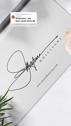 Replying to @mojalefa_23 #signature #lettering #designer