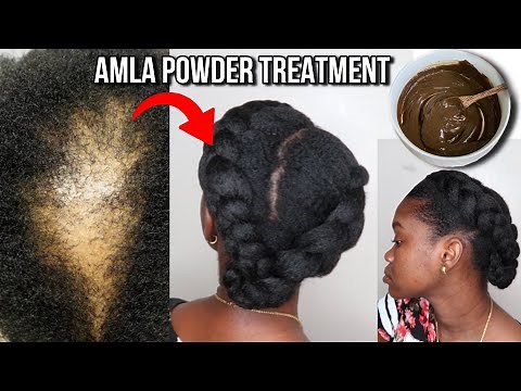 AMLA POWDER HAIR GROWTH MASK|Amla powder for hair growth|how to use amla powder mask on natural hair