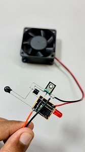 Automatic Heatsink Cooling Circuit #electronica #electronics #reels #engineering #shorts | DIY Electrix