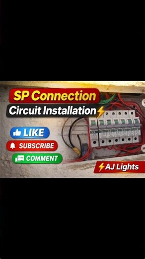 SP Connection Circuit Installation | MCB Distribution