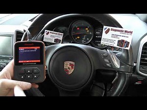 Porsche Cayenne ABS Fault Sensor Diagnose Reset Fix iCarsoft I960 011B88 011B0C 955 957 958