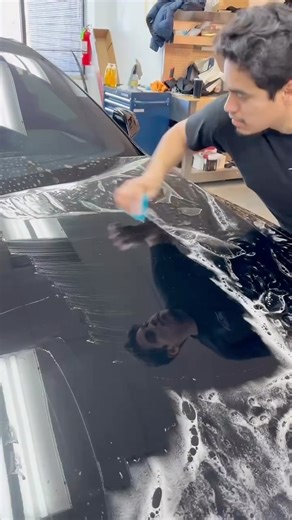 Enjoy the process 💪 LLumar Valor PPF going down on a Tesla Model S 😎 #LLumar #LLumarPPF #LLumarPaintProtectionFilm #PPF #PaintProtectionFilm #Tesla | LLumar Films