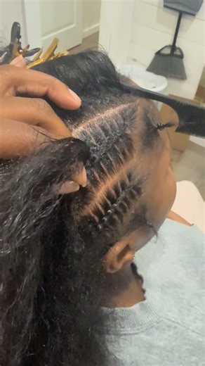 How to do stitch braids #stitchbraids #stitchbraid #howtobraid #neatbraider #fyp | Danielle E. Brown