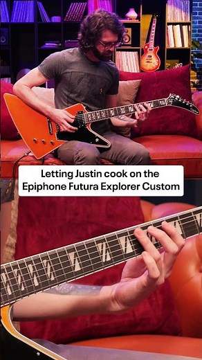 The Epiphone Futura Explorer Custom