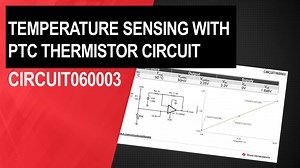 Temperature sensing with PTC thermistor circuit | Vídeo | TI.com