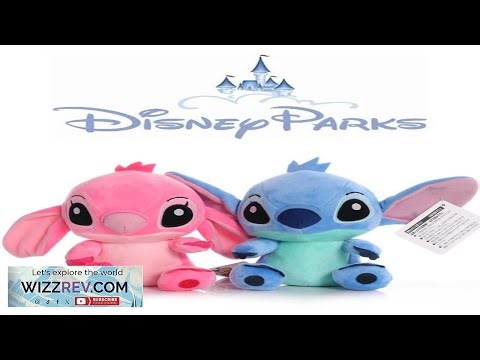 20cm Angel Stitch Disney Plush Keychains Low Taxes Cute Cartoon Toys Dolls