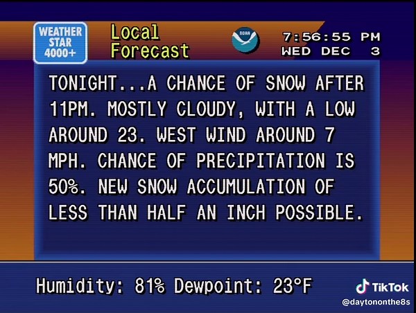 Dayton 12-03-2025 Evening. Chilly and calm this evening. Skies staying mostly dry, but freezing temps mean leftover moisture could refreeze drive safe. #DaytonWeather #OhioOnThe8s #weather #OhioWeather #EveningWeather