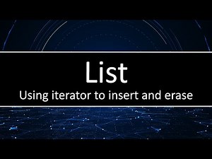 C++ List - Modifying the elements in a std::list with insert(), erase(), and the iterator.