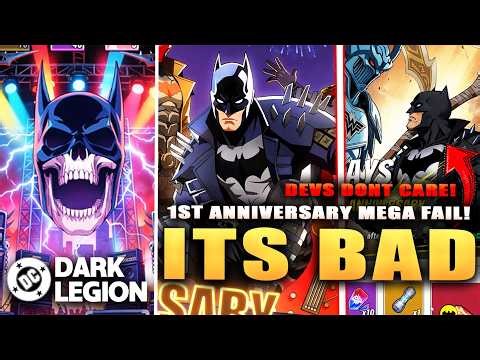 1st ANNIVERSARY is soooo BAD! People are angry & sad... (DC: Dark Legion)