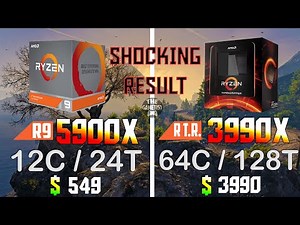 Ryzen 9 5900X vs Ryzen Threadripper 3990X - Test in 10 Games