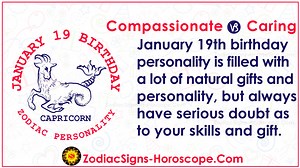 January 19 Zodiac (Capricorn) Horoscope Birthday Personality and Lucky Things